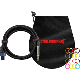 Cableworks Cable de Altavoz Jack/Speakon - 1,8 Metros
