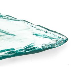 Centro de Vidrio Inca Cuadrado 28 cm Giftdecor - Cristal Reciclado Transparente (2 Unidades) Centro de Vidrio Inca Cuadrado 28 cm Giftdecor - Cristal Reciclado Transparente (2 Unidades)