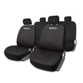 Sparco SPCS441RD Juego Completo Fundas Asiento Coche Universal Negro y Rojo Modelo Strada Polyester Lavables con 3 Cremalleras Traseras Precio: 43.68999998. SKU: S37113506