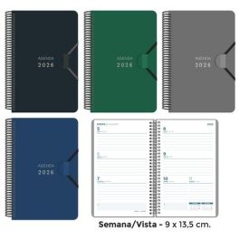 Agenda Anual (2026) Senfort Mini Espiral Tapa Pp Con Goma 90X135 S/V Surtido De 4 Precio: 27.89000027. SKU: B1935VNLZW