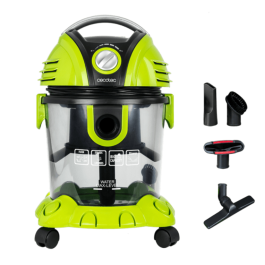 Cecotec Wet&Dry T Aspiradora de Tambor Seca y Húmeda 1200 W, Sin Bolsa, Función Sopladora, Filtro HEPA y Agua, 15L Precio: 97.49999952. SKU: V1708005