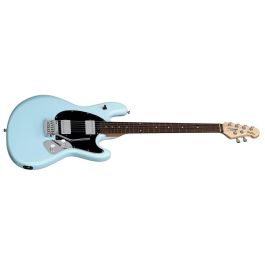 Sterling Guitarra Eléctrica StingRay SR30 HH M/R Tremolo Daphne Blue Inspirada Music Man Años 70 Clavijeros 4+2