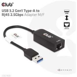 Club3D Adaptador USB 3.2 Tipo A a RJ45 Ethernet 2.5Gbps