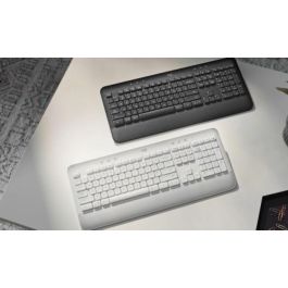 Logitech K650 Teclado Inalámbrico Signature Ergonómico con Reposamuñecas y Teclas Acolchadas, Multi-Plataforma, Resistente Salpicaduras Precio: 73.50000042. SKU: B1BZRL6AFS