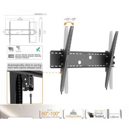 Equip Soporte Pared 650322 para TV hasta 100 Pulgadas y 100 kg