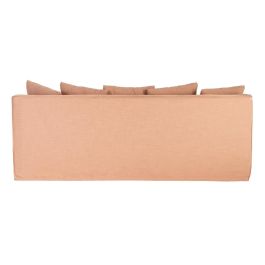 Sofá Salmón Tejido Salón 215 X 92 X 78 cm