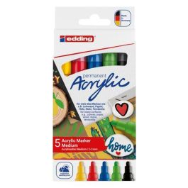 Marcador Acrylic Edding 5100 Conico (2-3 Mm) Colores Basicos Estuche De 5 Precio: 16.78999993. SKU: B1DSPF7NP7