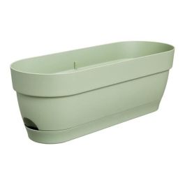 Elho ELH8711904521745 Plantador Rectangular con Depósito de Agua de Plástico, Ø 50 cm, Verde Elho ELH8711904521745 Plantador Rectangular con Depósito de Agua de Plástico, Ø 50 cm, Verde