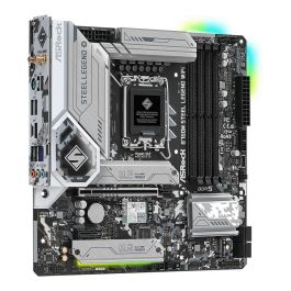 ASRock B760M Steel Legend WiFi Placa Base Micro ATX, Intel B760, Socket LGA 1700, DDR5, WiFi 6E, Bluetooth 5.3