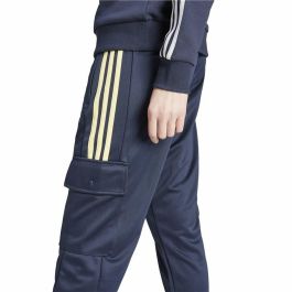 Pantalón Largo Deportivo Adidas Tiro Cargo Azul Mujer