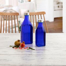 Botella Mesa Vidrio con Tapón Habitat Quid 1 L (6 Unidades) Botella Mesa Vidrio con Tapón Habitat Quid 1 L (6 Unidades)