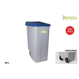 Cubo de Basura para Reciclaje Denox 85L Azul (2 Unidades) Precio: 78.49999993. SKU: B1DEHNSS7D