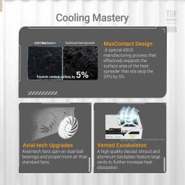 ASUS TUF Gaming RTX 5070 Ti TUF-RTX5070TI-O16G-WHITE-GAMING Tarjeta Gráfica 16 GB GDDR7 Blanca