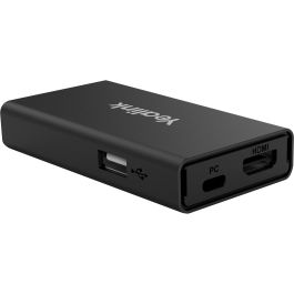 Yealink VCH51 Package Sharing Box Negro para Contenido en Reuniones de Video Conferencia, Conectividad RJ-45 y HDMI