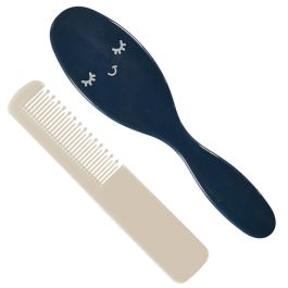 Tom et Zoe Juego Peine y Cepillo Bebé, Puericultura, Azul, Amarillo, Gris