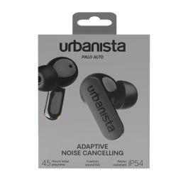 Urbanista Auriculares Inalámbricos Palo Alto Cloud con Cancelación de Ruido, 45 Horas Autonomía, Midnight Black - URB*PALOALTOMBK