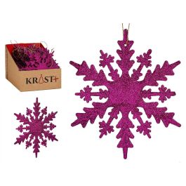 Adorno Navidad Copo Nieve Fucsia Krist+ 15x15 cm (48 Unidades) Precio: 68.4999997. SKU: B17V8YETCZ