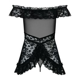 Picardías Obsessive Negro L/XL Flores Picardías Obsessive Negro L/XL Flores
