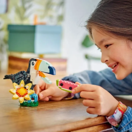 Lego Juego de Construcción Fauna Salvaje Tucán Tropical 7 años