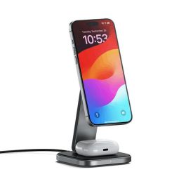 Satechi Soporte Carga Inalámbrica Qi2 Plegable 2 en 1 para iPhone y AirPods con Carga Rápida 15W Precio: 125.49999968. SKU: B1D3SGDX64