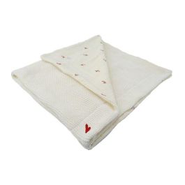 Domiva DOM1732404999619 Manta de Doble Cara Amor de Maternidad 75 x 100 cm Punto Grueso y Muselina Precio: 43.49999973. SKU: B1GH6JJD36