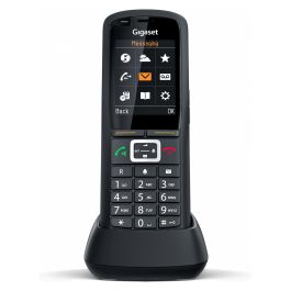 Gigaset R700H Pro Teléfono DECT Inalámbrico Terminal Resistente Pantalla 2.4" Negro