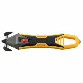 Cúter Olfa Amarillo Negro Metal Acero Inoxidable Plástico De seguridad
