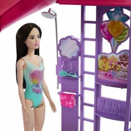 Barbie JFP01 Piscina de ensueño con tobogán y jacuzzi, más de 20 accesorios