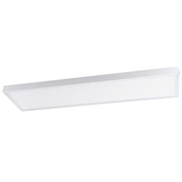 Marco de Instalación Superficial de Techo para Panel LED 120x30cm en Aluminio - Oculta Driver y Cables, Sin Agujeros - Uso Profesional y Hogar