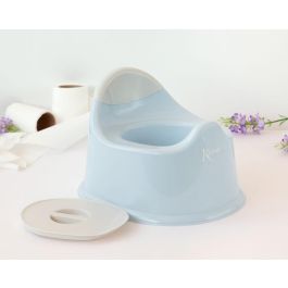 KioKids Orinal Infantil Azul Con Tapa Y Asa +24 Meses