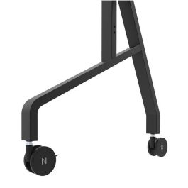 Neomounts FL50-575BL1 Carro Soporte TV Móvil 65-110" (165-279cm) 125kg Acero Negro Ruedas con Freno Instalación Rápida TÜV