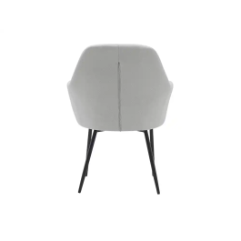 Q-connect Silla Confidente Siemione Base Metálica Color Gris Claro Altura Máx 820 mm Profundidad 580 mm Anchura 570 mm Tapizado en Tela