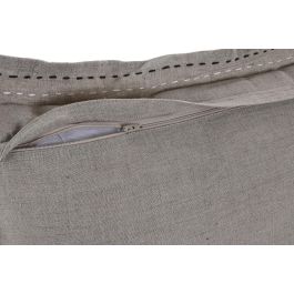 DKD Home Decor Cojín Tradicional India Lino 40 x 60 cm Natural (2 Unidades)