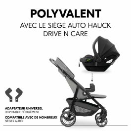Hauck HAU1731560930308 Cochecito Compacto Shop N Care 4 Ruedas Gris