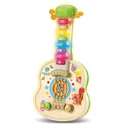 Instrumento infantil guitarra colores musicales 36,5x18,6x5,5 cm