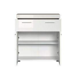 Trendteam TRE4251398913359 Mueble bajo de baño Amanda Blanco 2 puertas, 1 cajón 73x31x79 cm Trendteam TRE4251398913359 Mueble bajo de baño Amanda Blanco 2 puertas, 1 cajón 73x31x79 cm