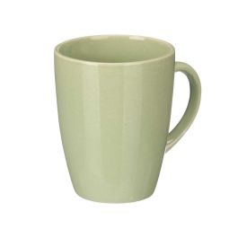 Vessia Jarra Mug Verde Menta 330 ml Cerámica Loza - Acabado Brillo 11.5x10.5x8.5 cm (24 Unidades)