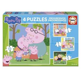 Educa Puzzle Progresivo Peppa Pig 6, 9, 12, 16 Piezas - 3 Años - Multilingüe (ES, EN, FR, PT) Precio: 11.5071. SKU: B1KDXPS5Z8