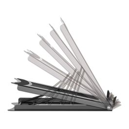 MANHATTAN Soporte para portátil ajustable 10"-15.6" Negro Acero