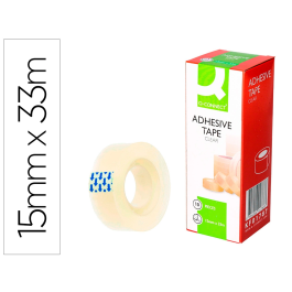 Q-connect Cinta Adhesiva Transparente 33 mt x 15 mm para Embalar Precio: 5.94999955. SKU: B12C95S5NT