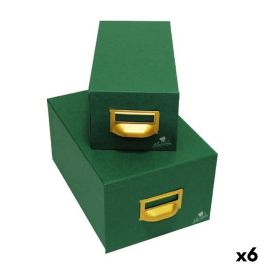 Archivador rellenable Mariola GELTEX Verde Cartón 25 x 19 x 35 cm (6 Unidades) Precio: 91.50000035. SKU: B189VFDWG2