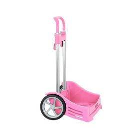 Carro Escolar Safta Portamochilas Evolution Rosa Claro Carro Escolar Safta Portamochilas Evolution Rosa Claro