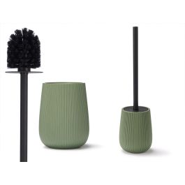 Berilo Escobillero Rayas Abombado Verde 10x40x10 cm (6 Unidades) Precio: 48.50000045. SKU: B1CBGL4RAS
