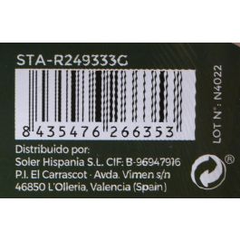 Fiambrera rectangular con tapa hermética 26x22 cm Santa Clara (3 Unidades)