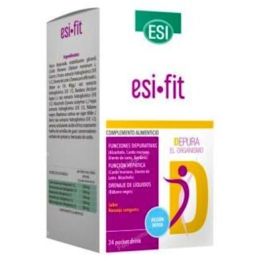 Es Fit Depura Pocket Drink: Complemento alimenticio depurativo para pérdida de peso con alcachofa, cardo mariano y rábano negro, 24 sobres Precio: 15.4999999. SKU: B13ABALT98