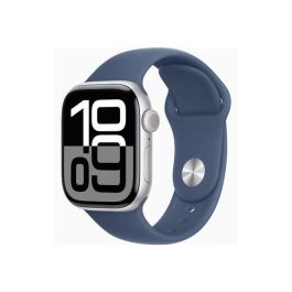 Apple MWX33QL/A Apple Watch Series 10 GPS + Cellular 42mm Caja Aluminio Correa Deportiva Azul Denim S/M. Salud Avanzada, Pantalla Retina Grande.