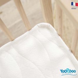 Colchón para bebé de Bambú - YOOPIDOO - 60x120 cm - Viscosa suave y absorbente - Reversible - Desenfundable Colchón para bebé de Bambú - YOOPIDOO - 60x120 cm - Viscosa suave y absorbente - Reversible - Desenfundable
