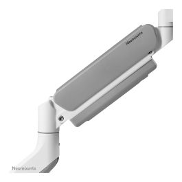 Neomounts Brazo de Monitor para 2 Pantallas DS75-450WH2, 17-32 Pulgadas, 8kg por Pantalla, Resorte de Gas, Blanco