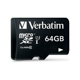 Verbatim Tarjeta Micro SDHC 64GB Clase 10 con Adaptador