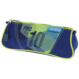 Herlitz Estuche Escolar Faulenzer Dreikant Poliéster Azul Verde, con Cremallera Tema Green Goal para Niño Precio: 20.89000023. SKU: B13JBYBMPG